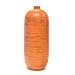 Handmade Ceramic Spun-Bamboo-Style Bottle Design Flower Vase In High Gloss Sunset Tones