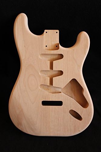 Unfinished Alder Strat Replacement Guitar Body - Vintage 60's Route