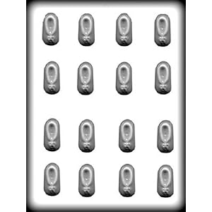 1 1 2 baby booties Hard Candy Mold: 1 Count by CKP