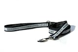 Illumidog Reflective Leash: Black / 4ft.