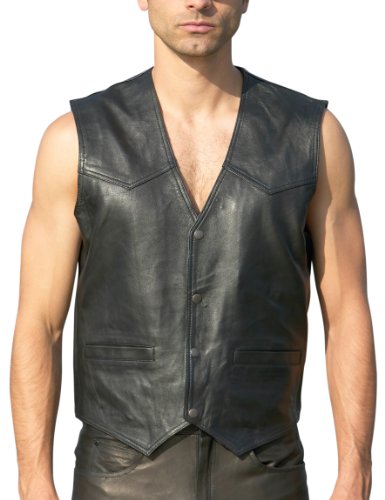 Germas 732.01-4XL Lederweste \"Soft\" Gro&szlig;e 4XL, schwarz Preisvergleich