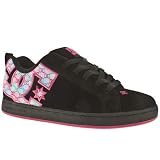Dc Shoes Court Graffik – 5 Uk – Black & Pink – Nubuk