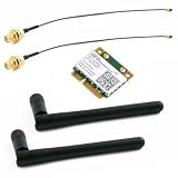 Intel Centrino Wireless-N 2230 WIFI & BT Mini PCI-E Adapter with Dual Antenna Set, 2230BN.HMWWB