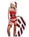 

Naughty or Nice Santa Bustier Adult Costume