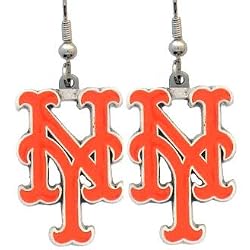 New York Mets Dangle Earrings NY