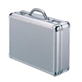 Falcon FI2992 Aluminium Attache Case -Silver