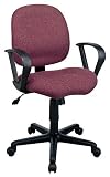 Kitchen & Housewares : Office Chair - Sculptured Task Chair with Contemporary Loop Arms - Office Star - SC59