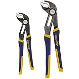 IRWIN Tools VISE-GRIP GrooveLock Pliers, V-Jaw, 2-Piece Set (2078709)