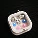 3G HEADPHONES WITH 3 COLOR EARBUDS FOR iPOD NANO 3G