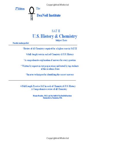 SAT II: Chemistry & History Chemistry