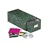 Oxford 39732 Reinforced Board 3x5 Card File with Pull Drawer, Green Marble