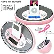 Pink iLive iPod Alarm Digital Clock Radio with Remote