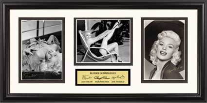 Jean Harlow - Marilyn Monroe and Jayne Mansfield - Collage Series