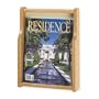 Safco Products Company/Expose Wood Display 1 Magazine, Mahogany/Black-MB, Mahogany/Sand-MS, Oak/Black-OB, Oak/Sand-OS /10-3/8 x 2-1/2 x 13-1/2"/ SAF5711