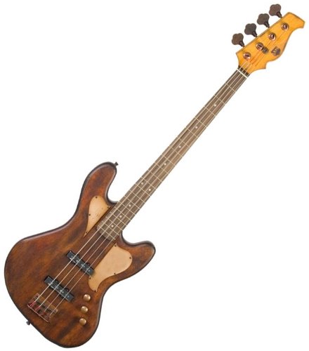 New AXL Badwater Capricorn Series Antique Brown Electric Bass Guitar