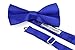 Moda Di Raza- Men's Satin Bowtie and Cummerbund Set Combo Tuxedo Prom Wedding