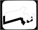 Decorated Mouse Pad with map, outline, Massachusetts, state