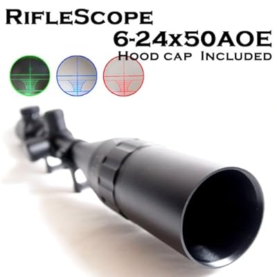  ANS Optical 6-24x50AOE �t�����g�t�H�[�J�X ���C�t���X�R�[�v ���b�h���O���[�����u���[ �Ռ��t�[�h�t ���e�Ή�