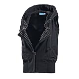 Vacuum Weste Frauen, schwarz, S