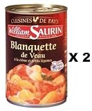 French Veal Stew With Isigny Cream And Small Vegetables William Saurin-Blanquette De Veau A La Creme D Isigny Et Petits Legumes-2 Can Pack