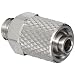 SMC M Series Brass Miniature Tube Fitting, Hose Nipple, 6mm x 4mm Tube OD x M5x0.8, 16.5mm Length