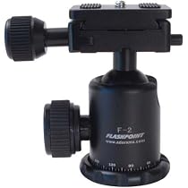 Flashpoint F-2 Magnesium Alloy Tripod Ball Head with Quick Release Plate, Supports 11 lbs.