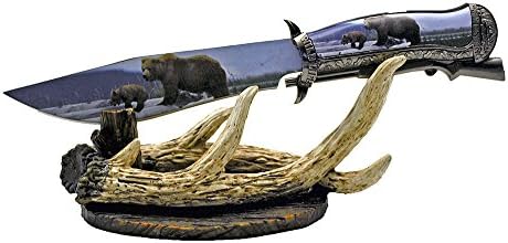 11.75" Decorative Bear Hunting Knife