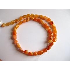 Strang Feueropal Nuggets 7 mm 40 cm lang