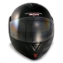 VCAN Blinc 210 Gloss Black Extra Large Bluetooth 1.2 Enabled Full Modular Street Helmet