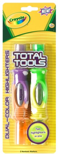 Childrens Toyshop  Toys : Total Tools Dual Color Highlighters