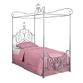 Princess Rebecca Cnpy Twin 83-1/4" x 40-1/4" x 85-1/2"H