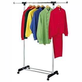 <b>Extendable Garment Rack - Chrome by Richards Homewares</b>