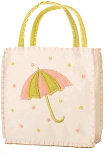Groovy Holidays Felt Umbrella White Gift Bag
