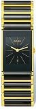 Rado Integral Two Tone Black Ceramic Ladies Watch R20788162