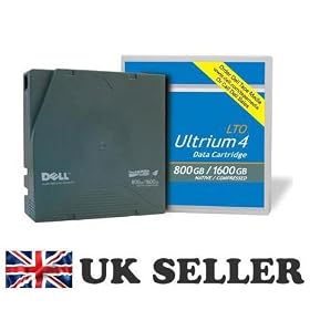 Genuine Original Dell LTO Ultrium 4 PowerVault Tape Data Cartridge , 800Gb Native  / 1600Gb Compressed , Dell P/N : YN156 ,  BRAND NEW & SEALED