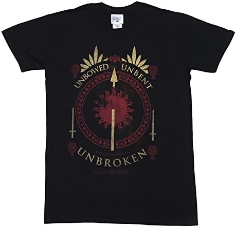 Mens Black Unbroken Game Of Thrones T Shirt