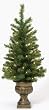 3' Pre-Lit Aspen Christmas Potted Topiary Tree - Clear Lights
