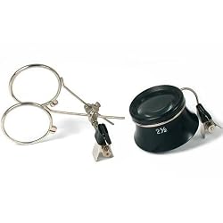 2 4x 6.6x Clip-On Eyeglass Eye Loupes Watchmakers Tools