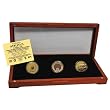 Oakland Athletics 24Kt Gold And Infield Dirt 3 Coin Set