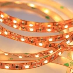Waterproof FLexible LED Strip, 5050 SMD Crystal Ribbon Warm White 12V(5M/Reel) 6200K,5050WW