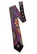 Path Woven Tie in purple