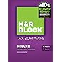 H&R Block 2015 Deluxe + State Tax Software +  Refund...
