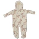 Baby Patterned Soft Fleece Winter Clothing Hooded All In One Suit (Onesies)