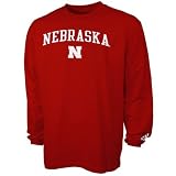 adidas Nebraska Cornhuskers Red In Play Long Sleeve T-shirt