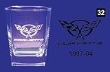 Corvette Engraved Glassware