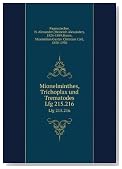 Mionelminthes, Trichoplax und Trematodes. Lfg 215.216