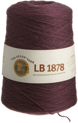 Lion Brand Yarn 470-145 LB 1878 Yarn, Plum