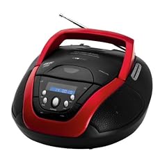 Clatronic SR 827 Stereoradio (CD/MP3-Player, 60 Watt) rot