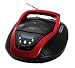 Clatronic SR 827 Stereoradio (CD/MP3-Player, 60 Watt) rot