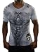 REMETEE by Affliction Carbon Distressed Mens T-Shirt Tee Gray Size XL
